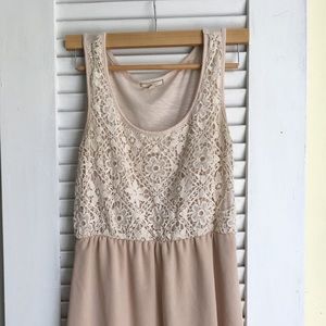 $5! Hi-Low Bohemian White Lace Sundress